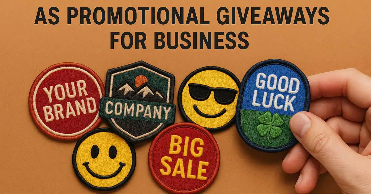 Using Personalized Patches as Promotional Giveaways for Business