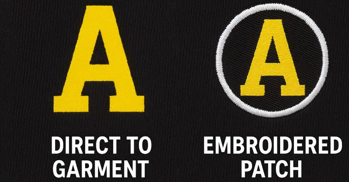 Direct Embroidery Onto Clothing Vs. Embroidery Patches