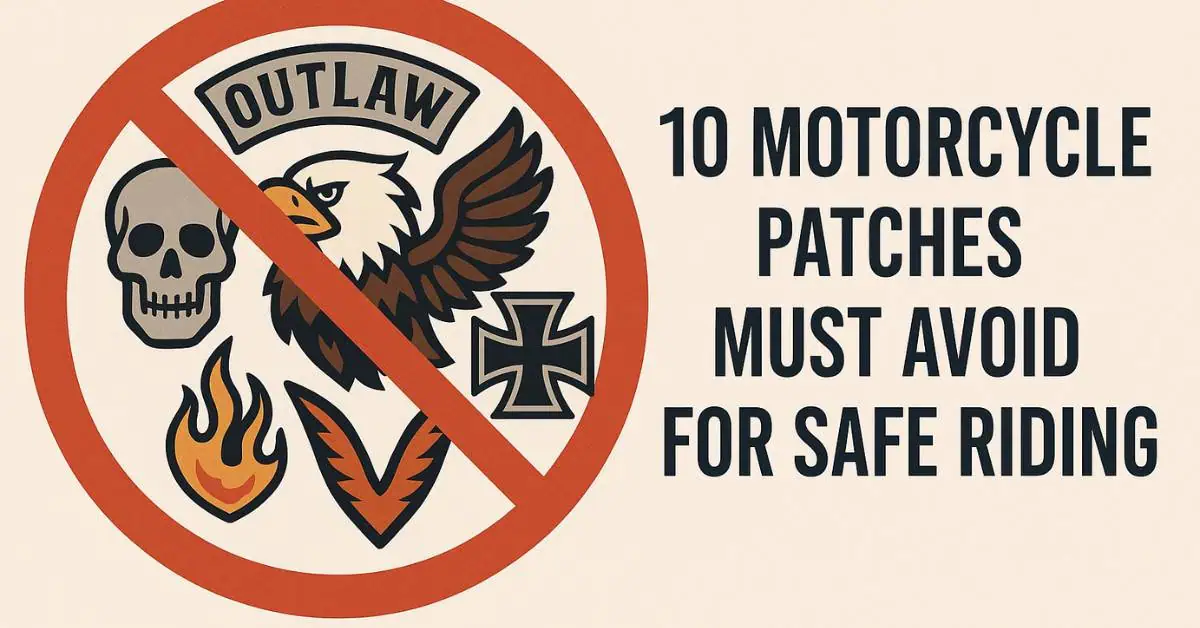 10 Motorcycle Patches Must Avoid For Safe Riding